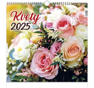 Nástenný kalendár KVETY 2025